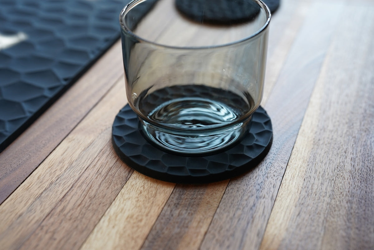 槌目コースター 2枚set