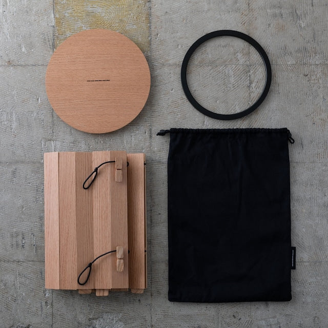 フォルダブルコードビンウォルナット