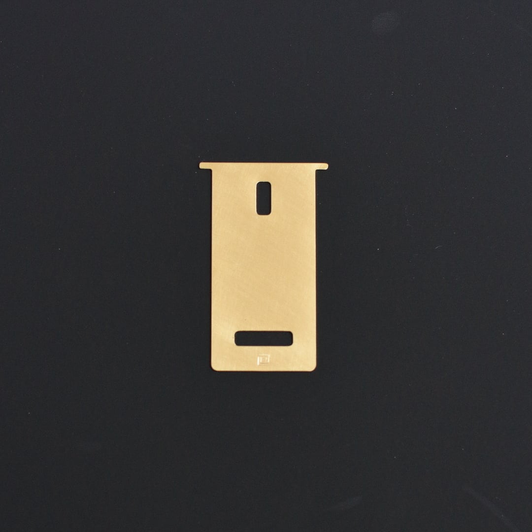 RL Gas Cylinder Holder Brass ver. 2:フラットバーナー用 真鍮製器具栓ホルダー(ロング)