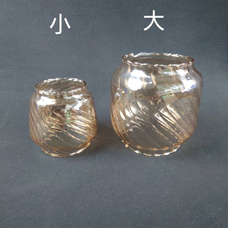 オイルランタン用 色付き替えホヤ(グローブ)大