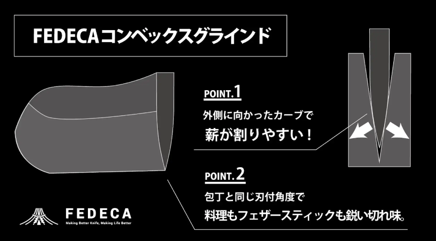ブッシュクラフトナイフ