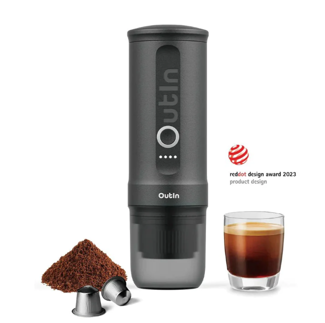 OutIn Nano ポータブルエスプレッソマシン 好きな場所で好きな時に！この時代に適したアイテム、ポータブル電動