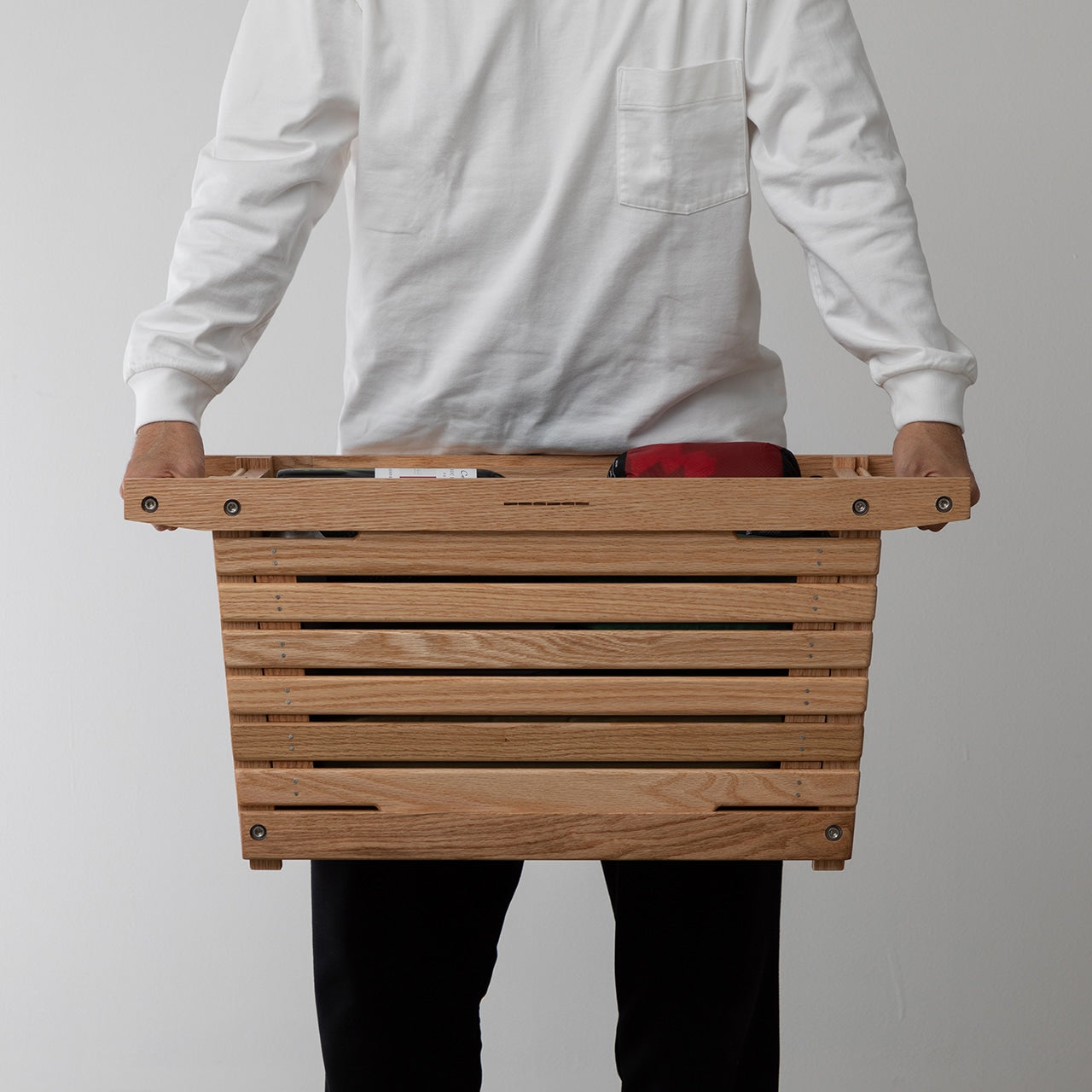 シェルフコンテナ Mオーク