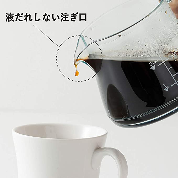 珈琲考具 割れにくいサーバー 400ml