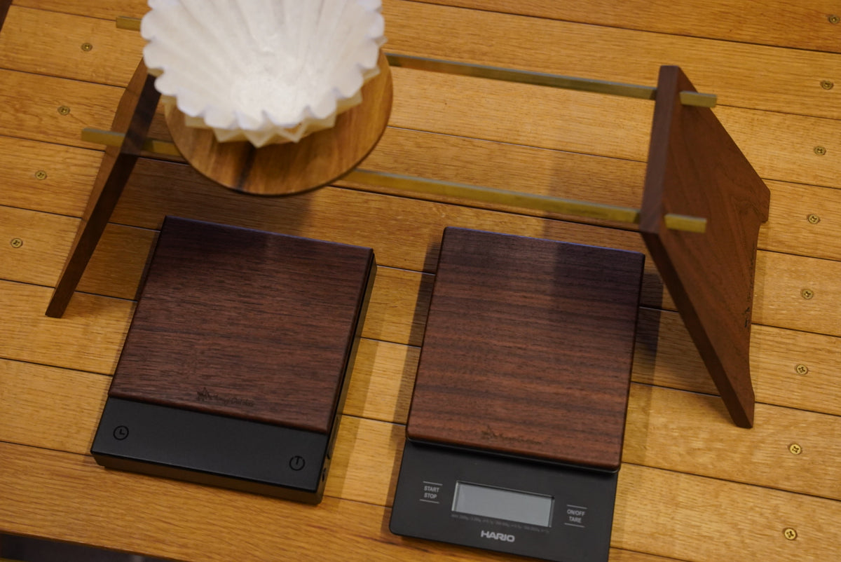 TIMEMOREコーヒースケール用 銘木プレート