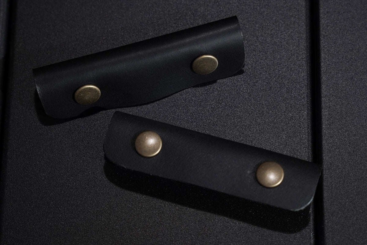 アルミコンテナ持ち手レザー