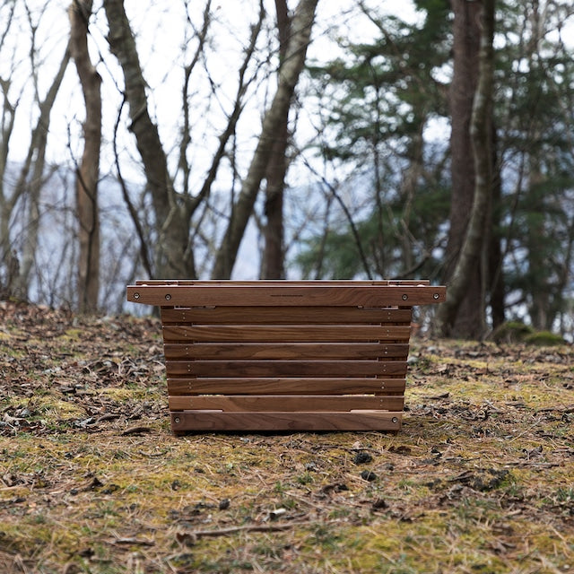 シェルフコンテナMウォルナット