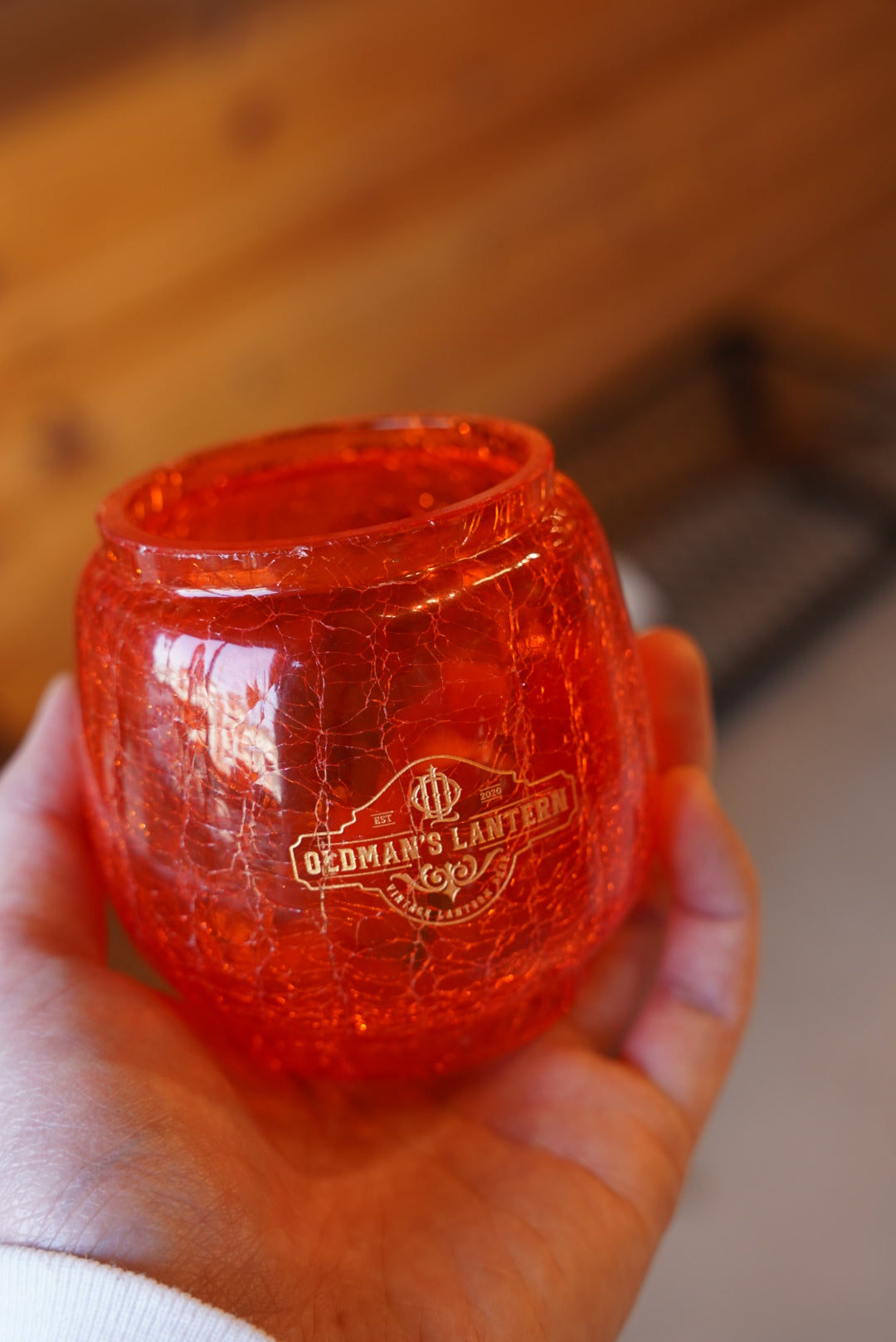 クラックグラス オレンジグラデ Feuerhand ホヤ 275 276 デイツ