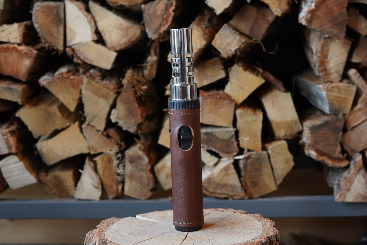 AS2OV ポータブルスティックバーナー用ジャケット(オイルレザー・ヌメ革)