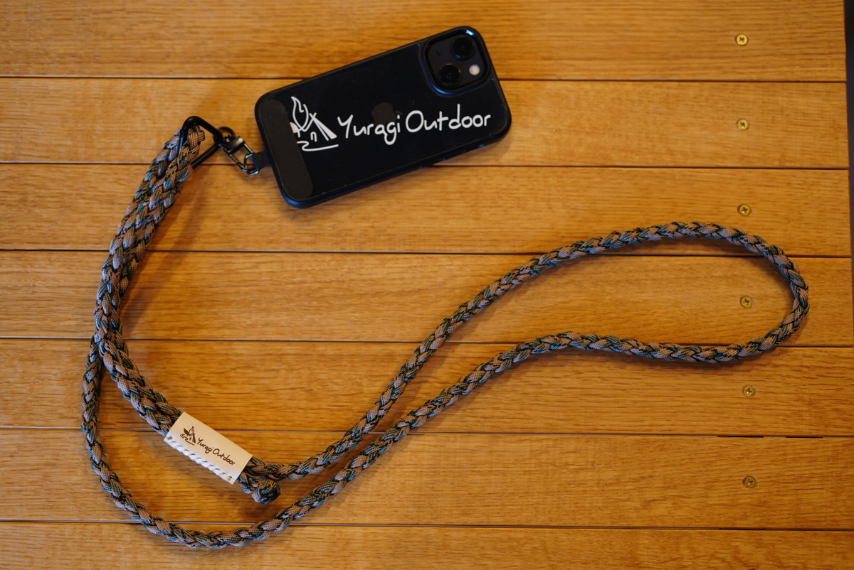 YURAGI OUTDOOR オリジナル携帯ストラップ