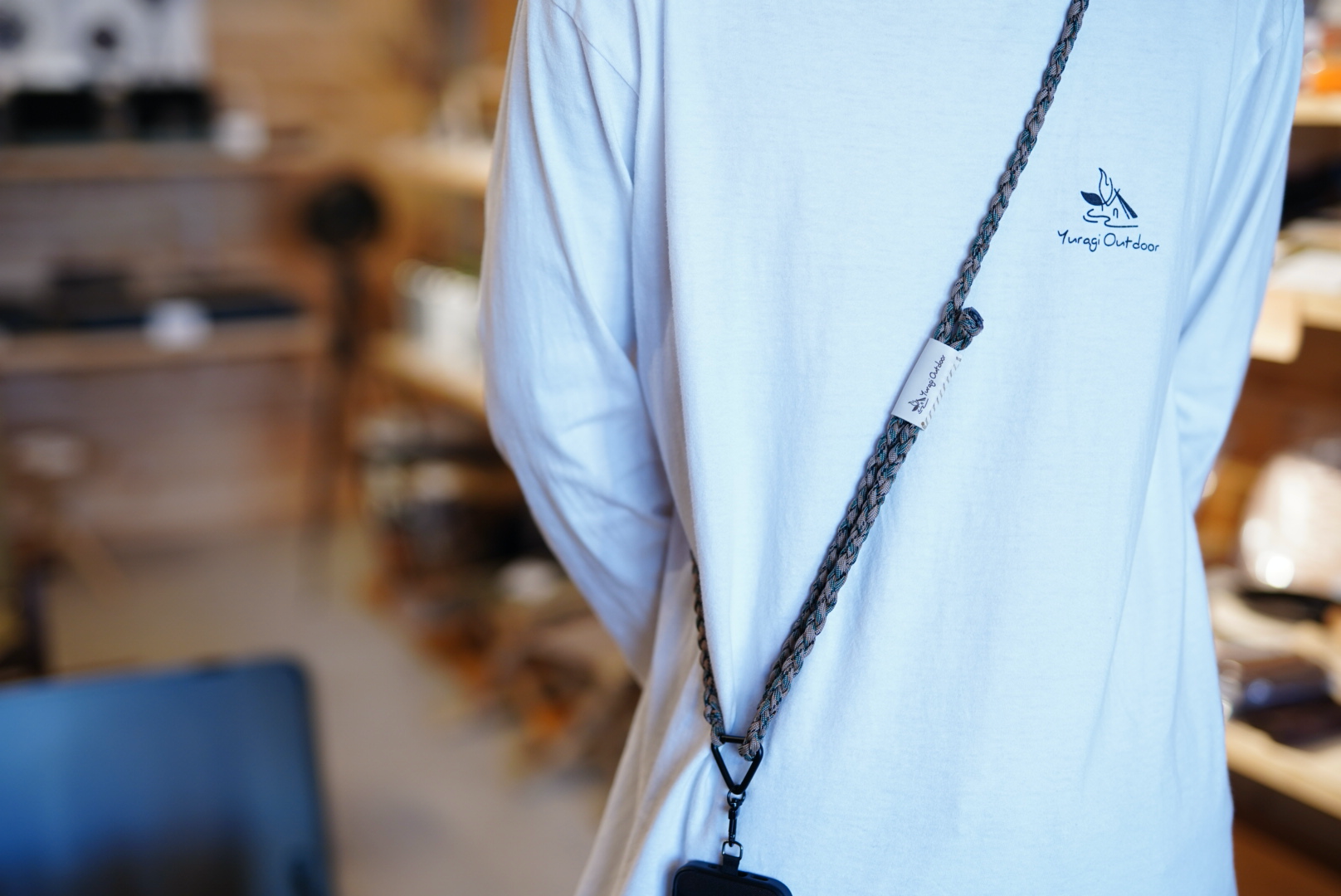 YURAGI OUTDOOR オリジナル携帯ストラップ