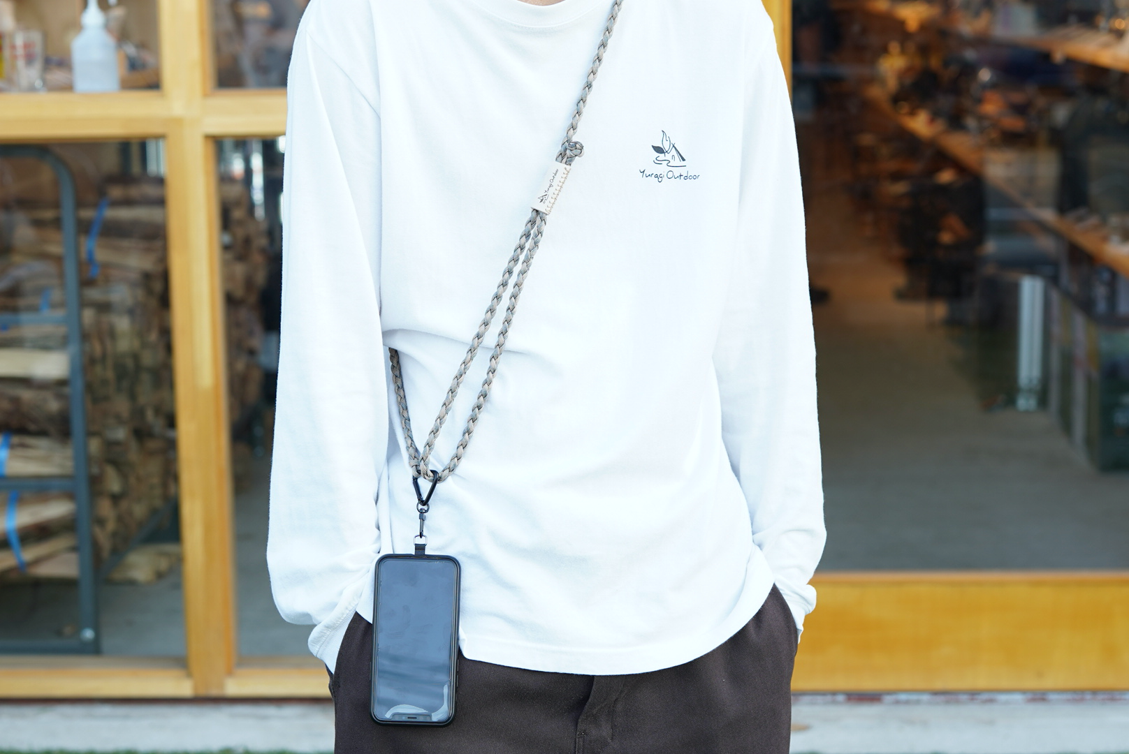 YURAGI OUTDOOR オリジナル携帯ストラップ