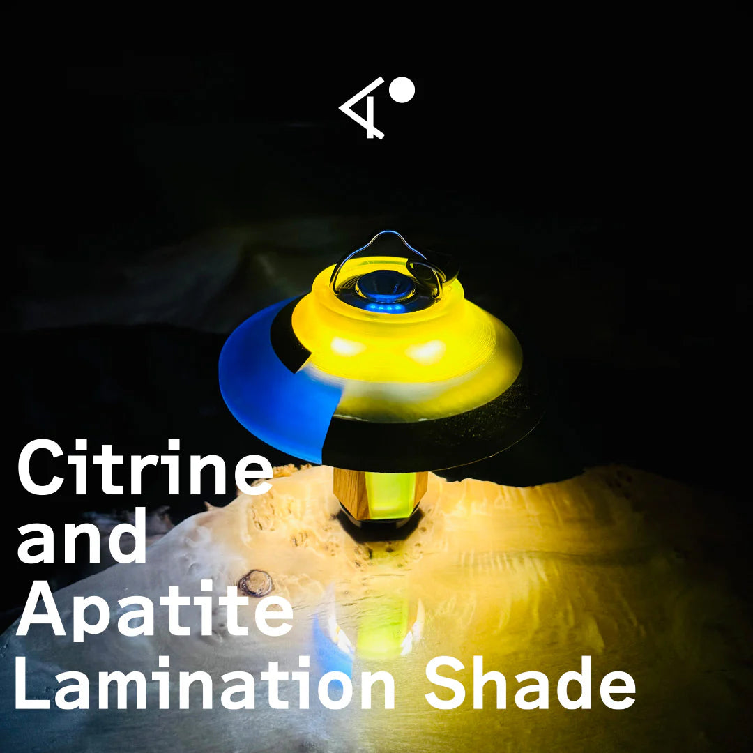 Lamination Shade / Citrine And Apatite
(Amber set)