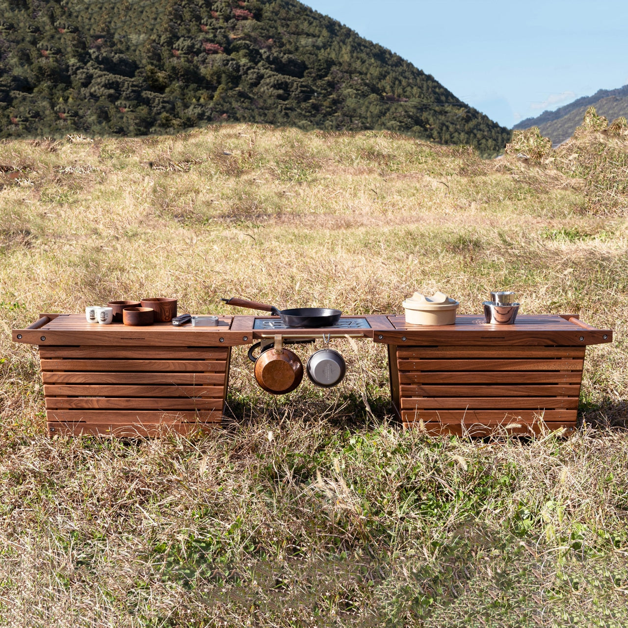 バーナーエクステンションテーブルオーク