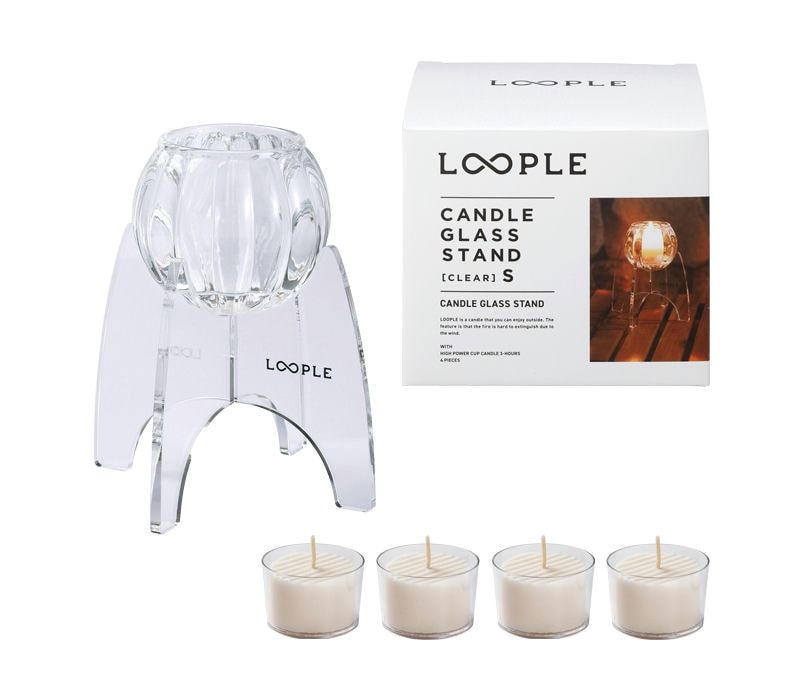 キャンドルグラススタンド「クリア」 S