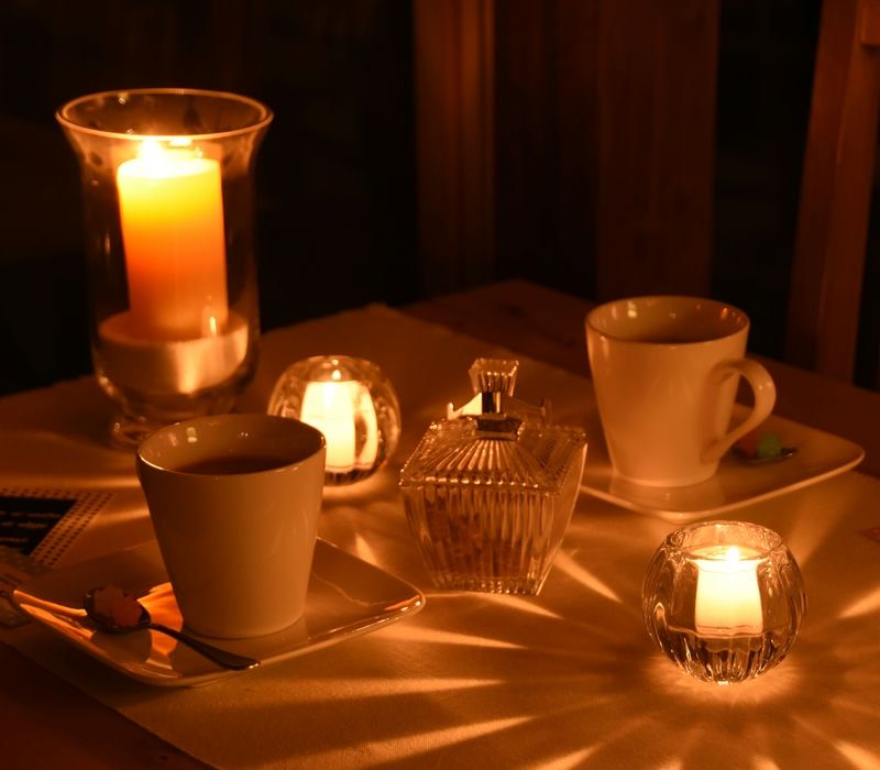 キャンドルグラス「スクワッシュ」(クリア)