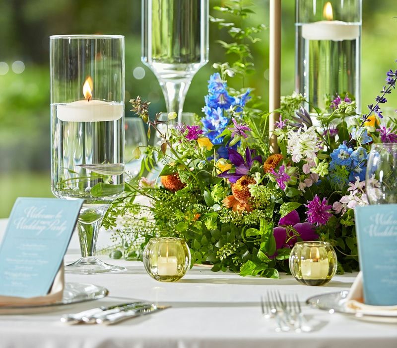 キャンドルグラス「スクワッシュ」(グリーン)