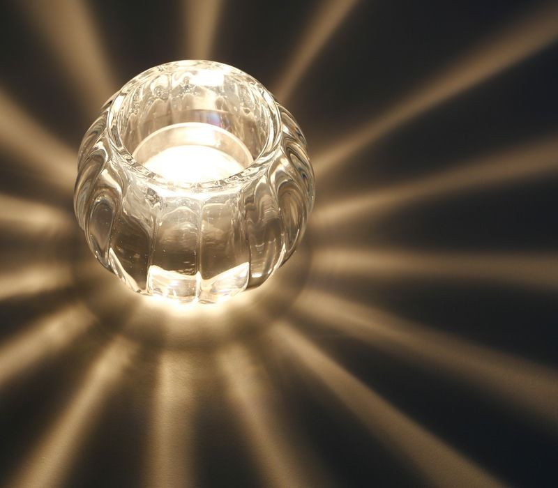 キャンドルグラス「スクワッシュ」(クリア)