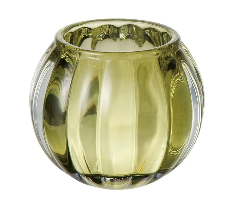 キャンドルグラス「スクワッシュ」(グリーン)
