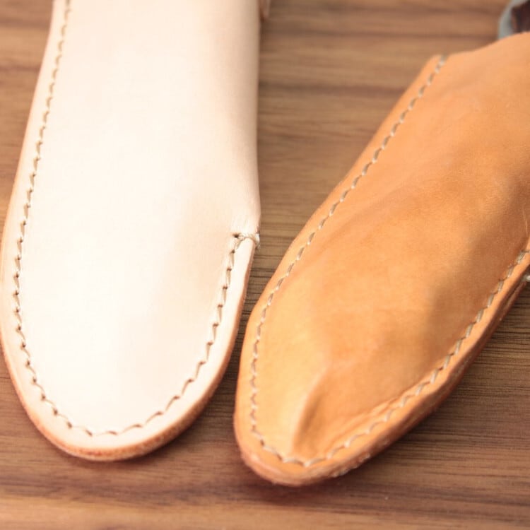 FEDECA 折畳式料理ナイフ用ヌメ革ケース