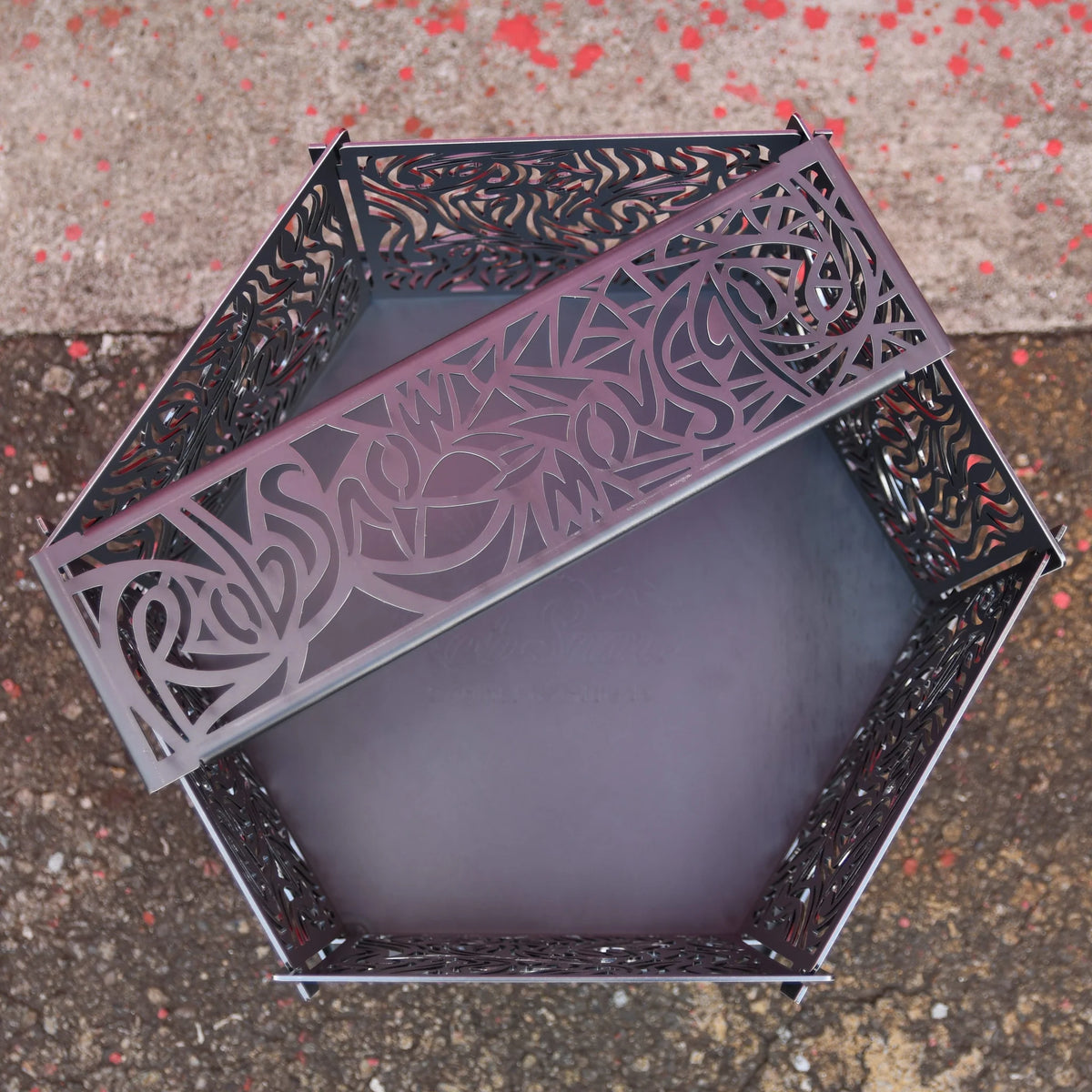 Shinobi(シノビ)専用五徳(ゴトク)/【黒皮鉄】