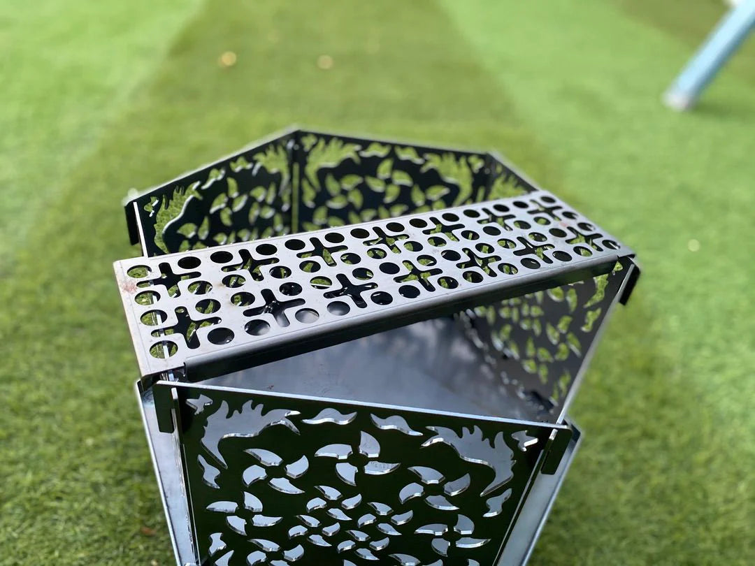 ken-Shuri(ケンシュリ)専用五徳(ゴトク)/【黒皮鉄】