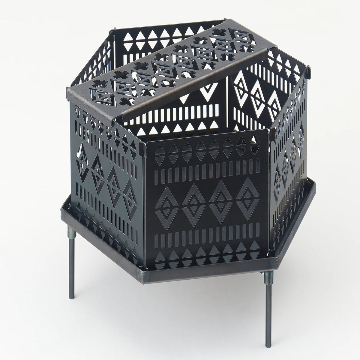 組立式焚火台「Dian」(ディアン)/【黒皮鉄】