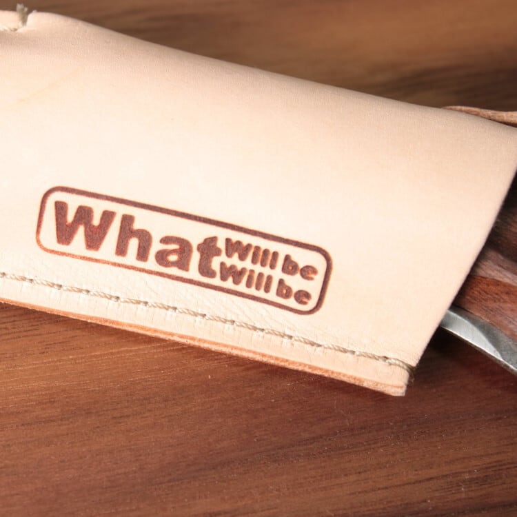 FEDECA 折畳式料理ナイフ用ヌメ革ケース