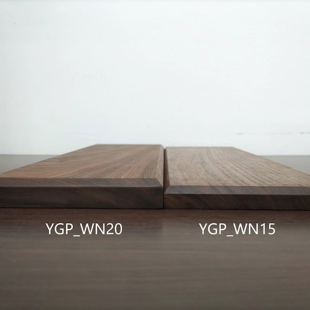 YGPプレート "極厚"ウォールナット (Half size IGT Plate)