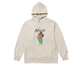 NANGA×Jerry Ukai ECO HYBRID Sleeping Jerry Marquez HOODIE(UNISEX)