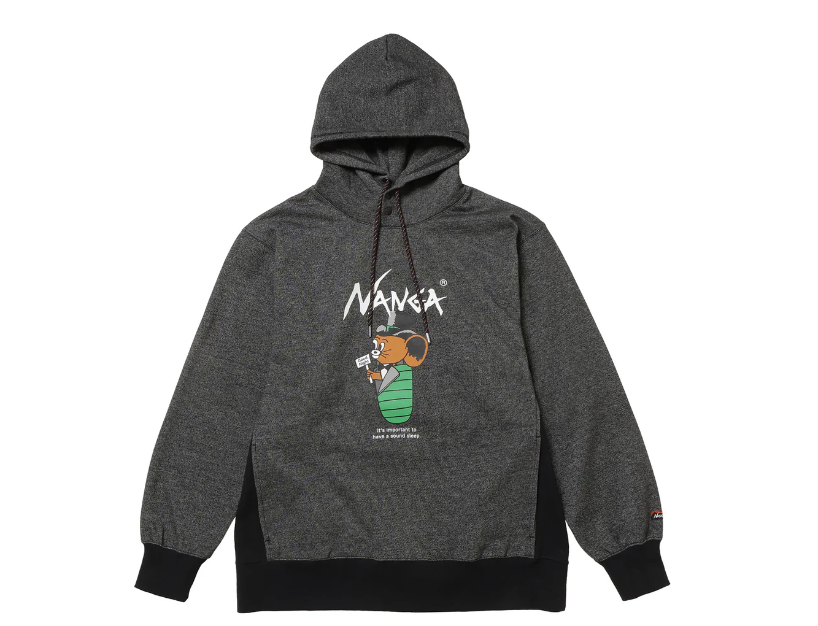 NANGA×Jerry Ukai ECO HYBRID Sleeping Jerry Marquez HOODIE(UNISEX)