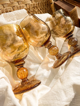 Antique wineglass