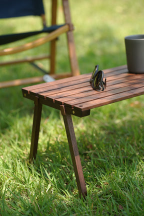 assemble mini table WG ( walnut gold )