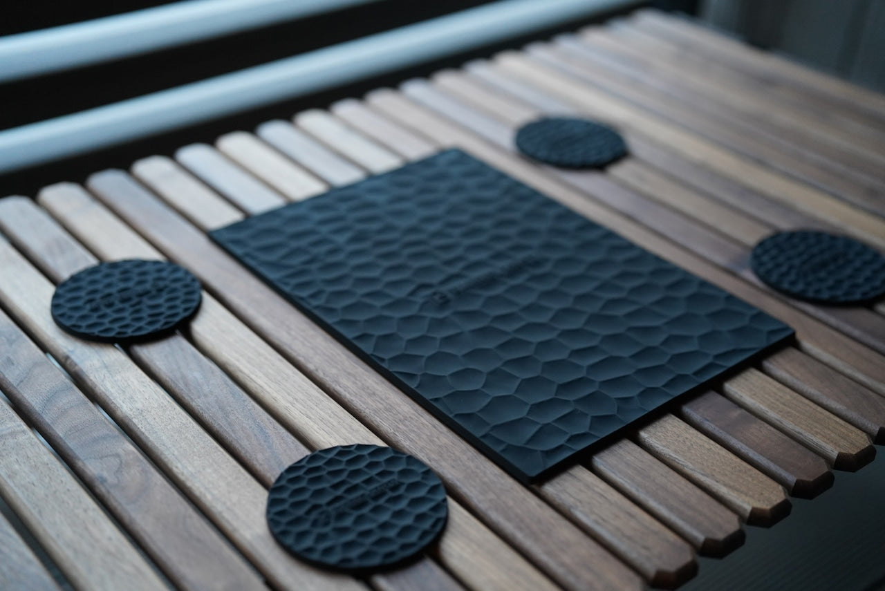 槌目コースター　2枚set