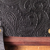 Coresドリップポット用ペイズリー柄レザーカバー