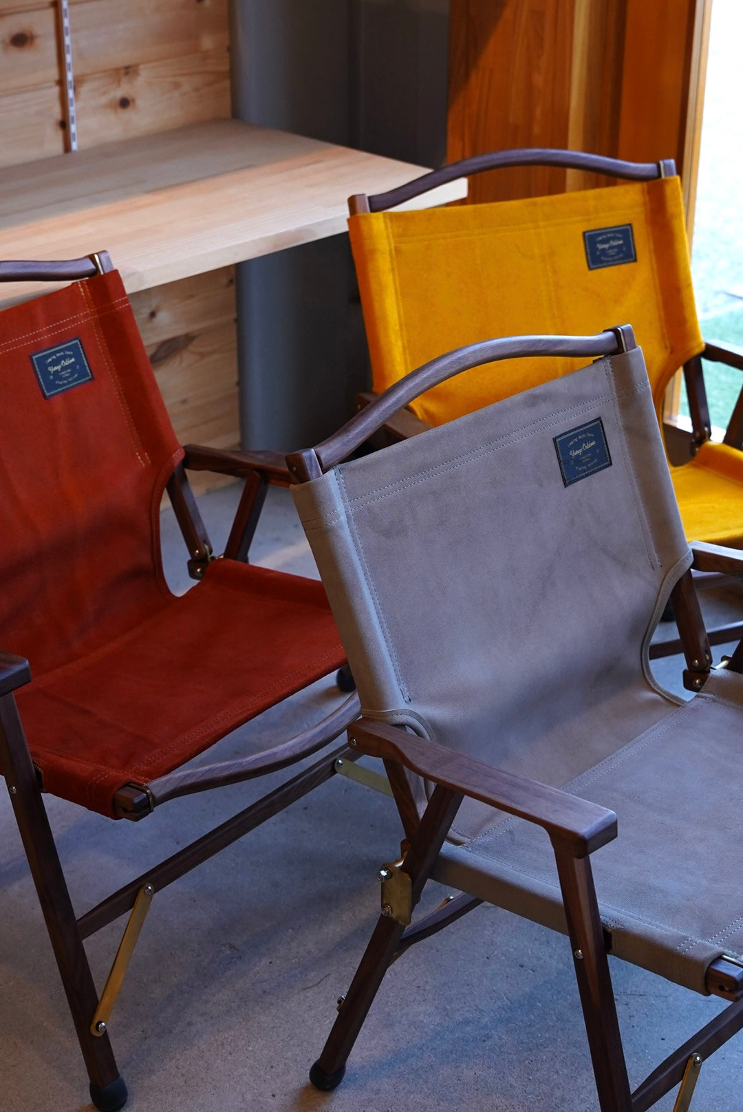 スエードレザー座面