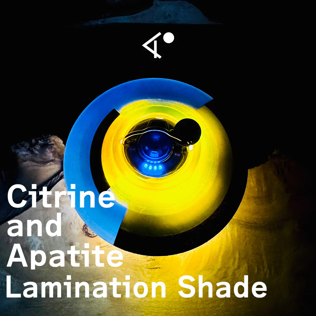 Lamination Shade / Citrine And Apatite (Amber set)