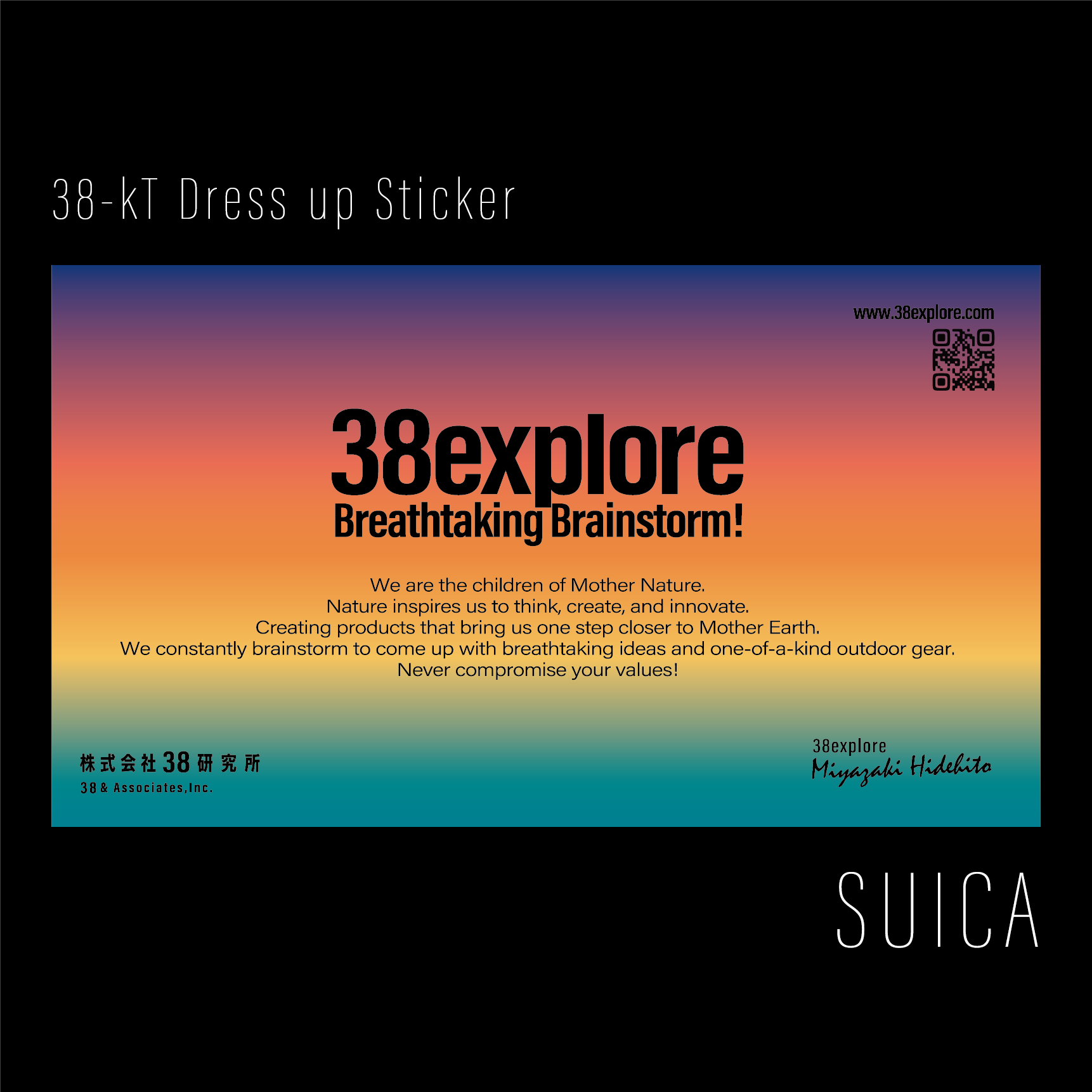38-kT Dress up Sticker - SUICA