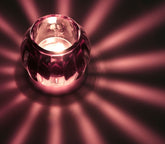 キャンドルグラス「スクワッシュ」(ピンク)