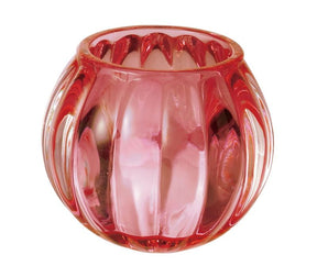 キャンドルグラス「スクワッシュ」(ピンク)