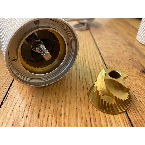 coffee grinder C2 champagne gold