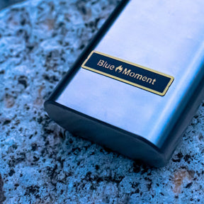 Blue Moment Made in Japan Brass Nameplate