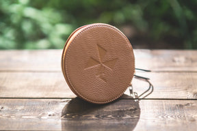 LEATHER SIERRA CUP CASE 