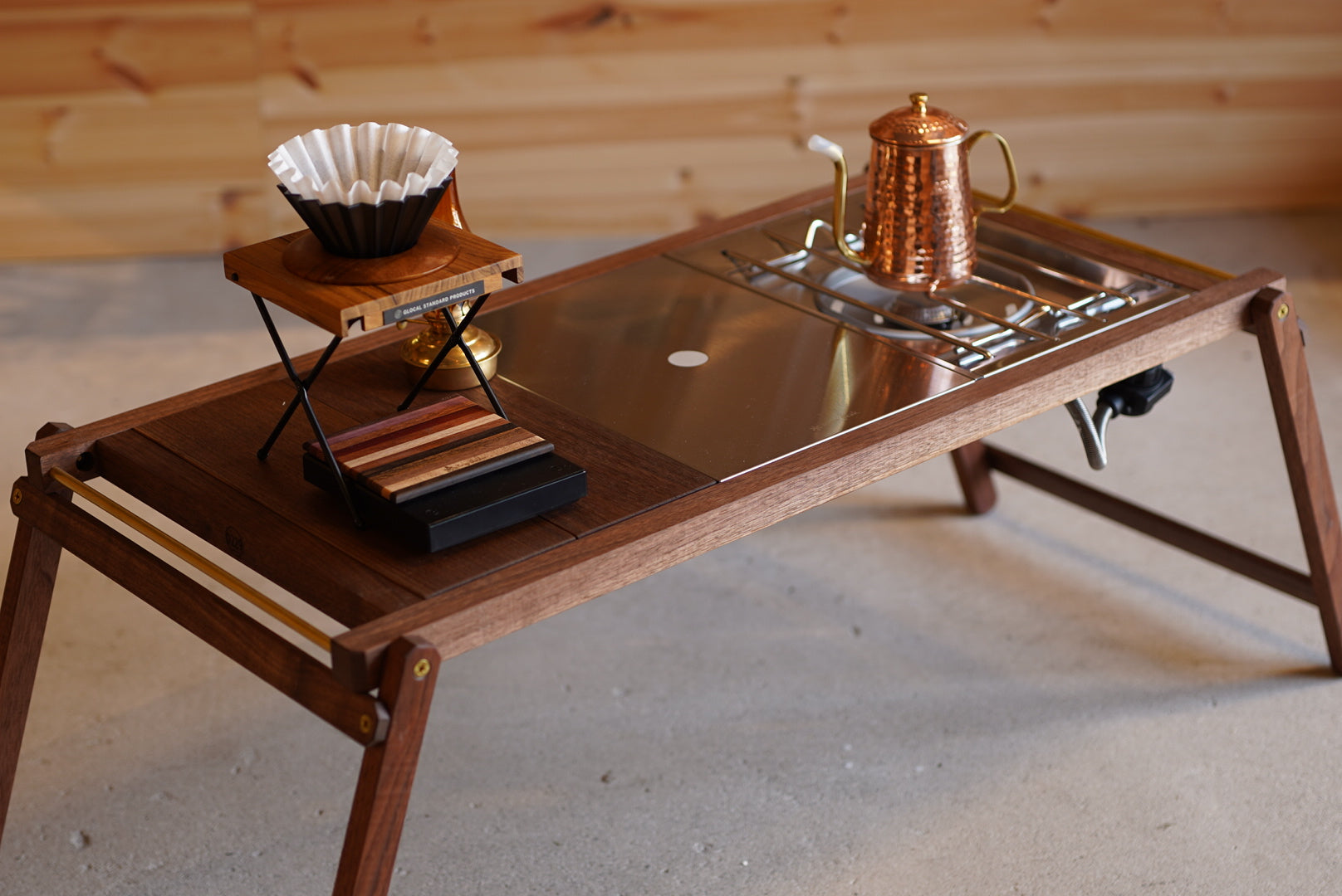 0229 wood plate (walnut) igt 天板 - テーブル/チェア