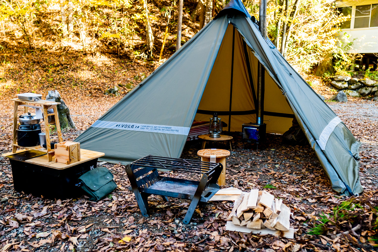 YOKA TIPI GO OUT 別注 サンドカーキ | nate-hospital.com